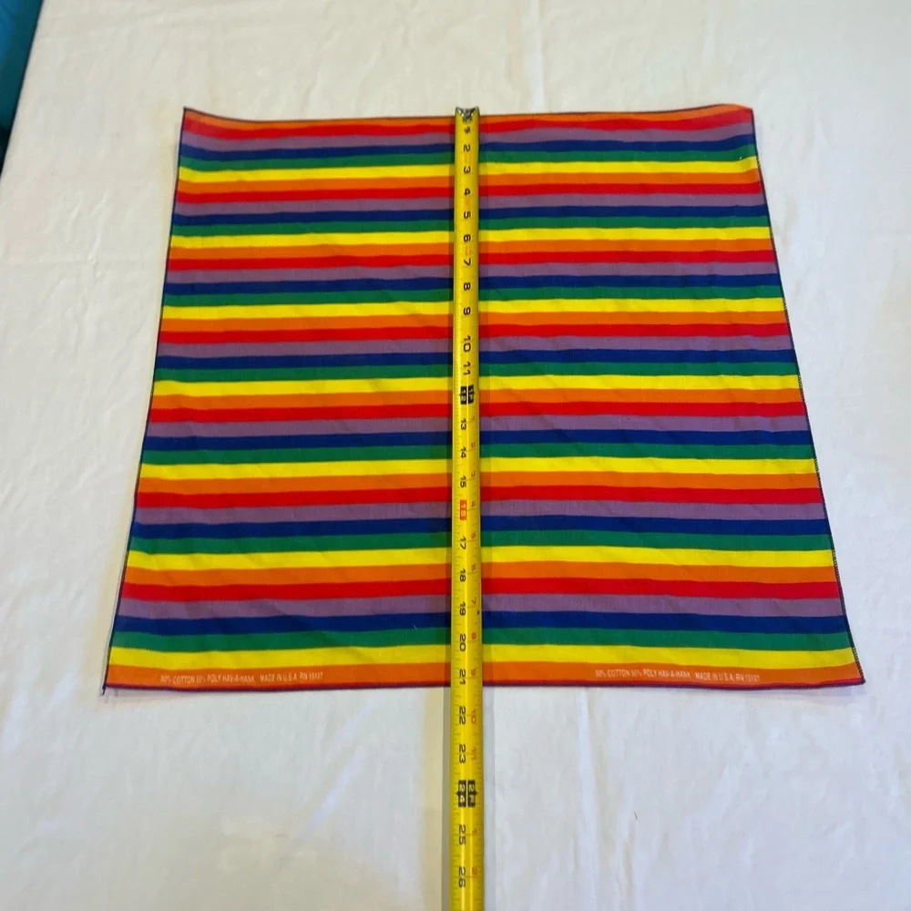 Vintage Rainbow Bandanna